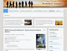 Tablet Screenshot of alcoholicosanonimosbolivia.org